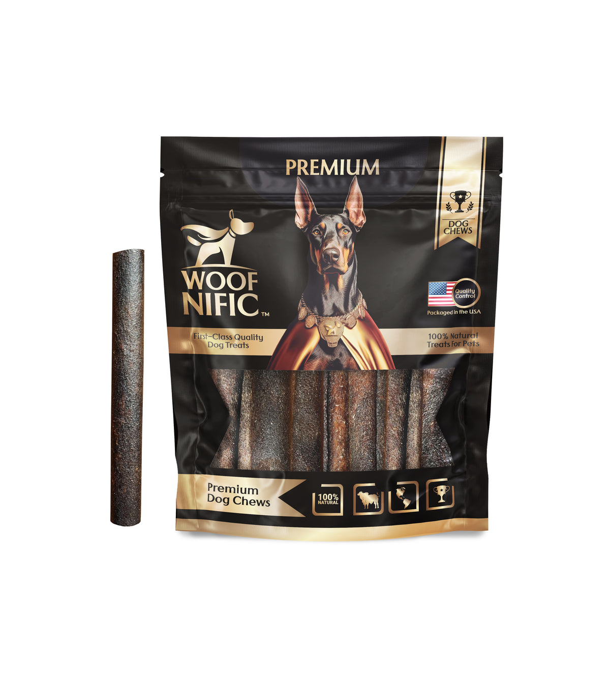 Woof Nific Straight Collagen Bully Sticks