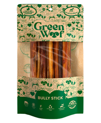 Green Woof Straight Bully Sticks